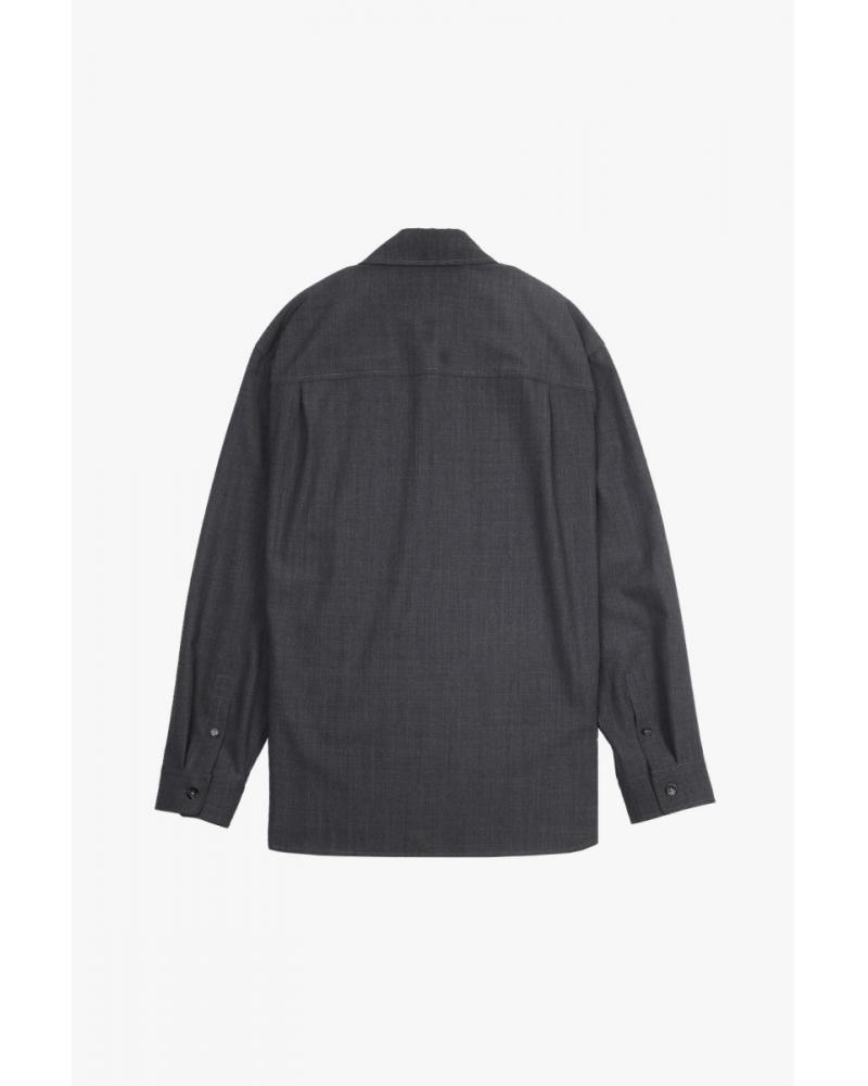 SURCHEMISE MALLAURY A.P.C.GRIS ANTRACITE