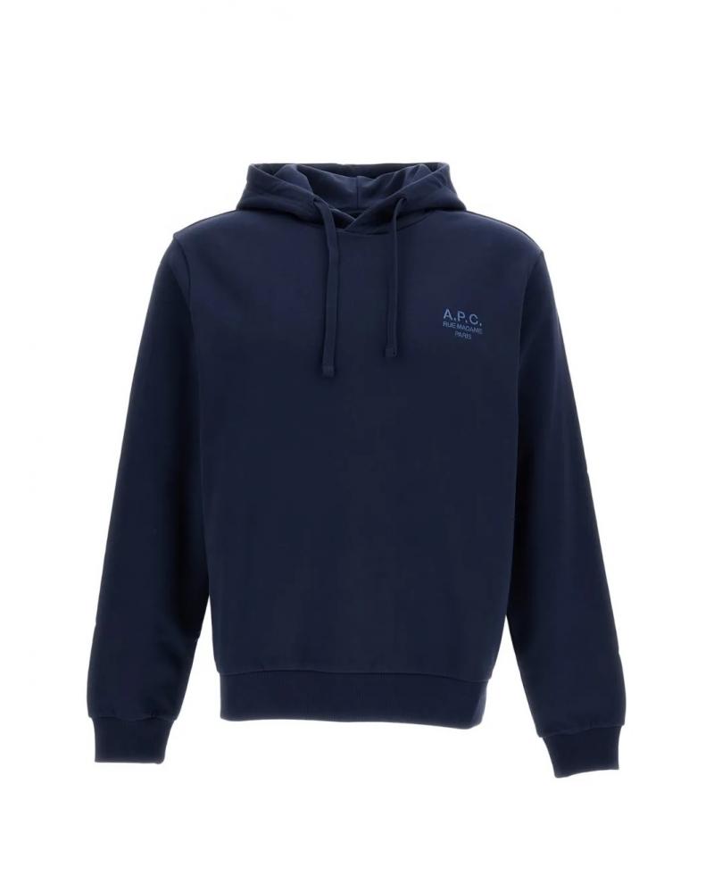 SWEAT HOODIE A.P.C .MARINE/BLEU