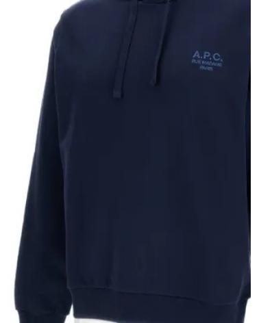 SWEAT HOODIE A.P.C .MARINE/BLEU