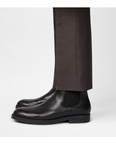 Bottine Chelsea en Cuir NOIR