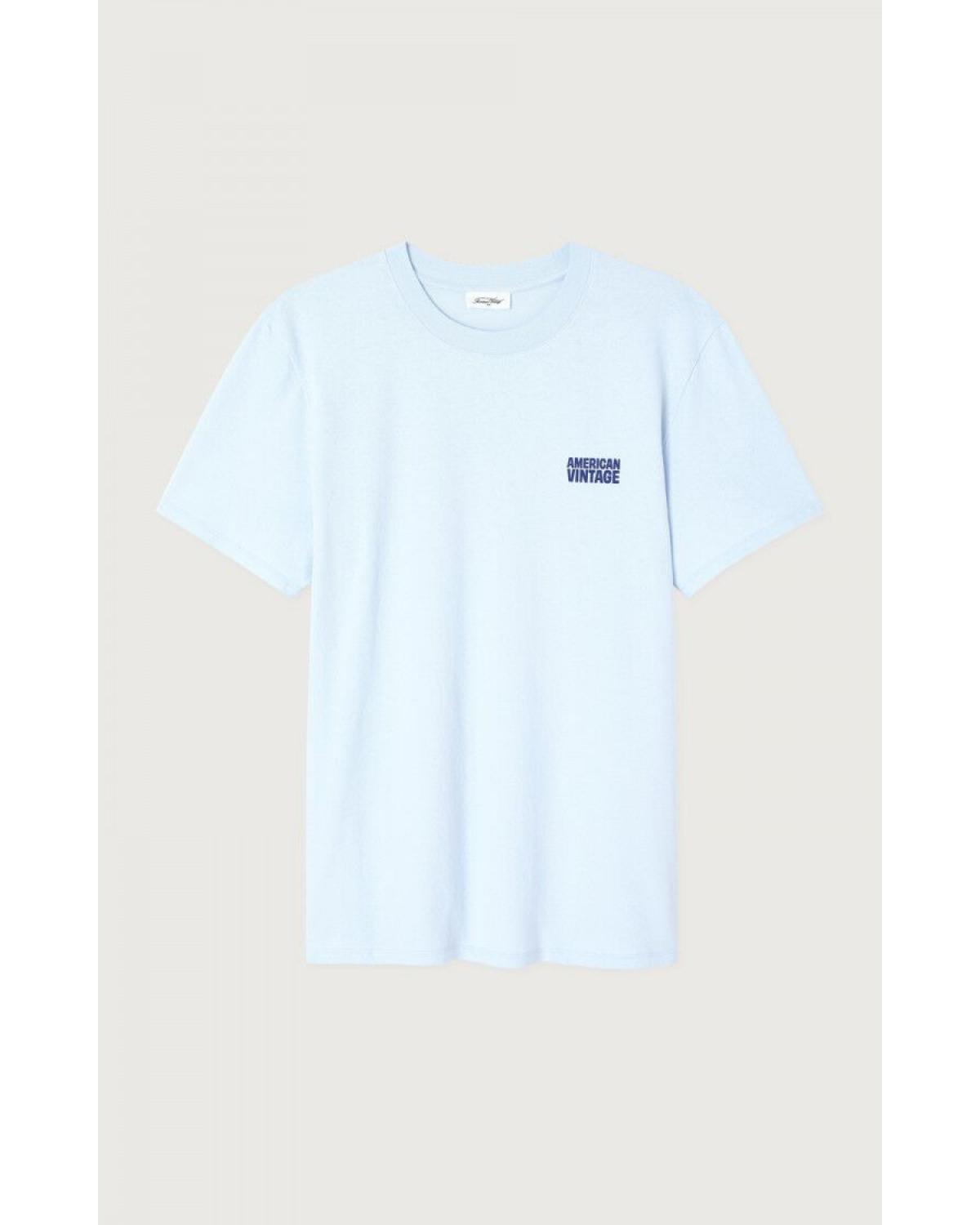 T-shirt homme Ykobow BLEU BABY BLUE