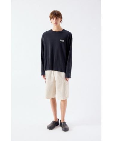 T-shirt A MERICAN  Vintage homme Ykobow NOIR