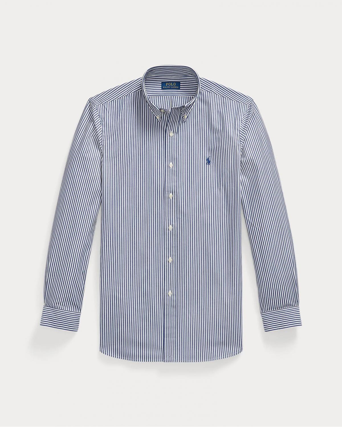 CHEMISE RALPH LAUREN RAYURES MARINE/BLANC