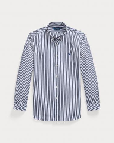 CHEMISE RALPH LAUREN RAYURES MARINE/BLANC
