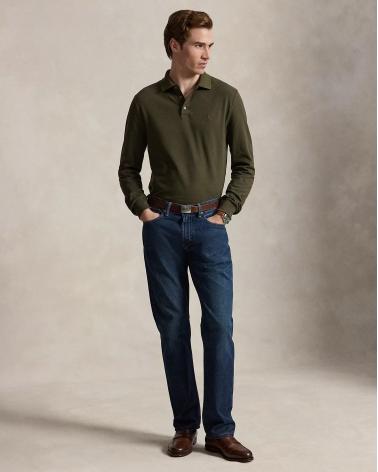 Polo Ralph Lauren M Longues piqué stretch Custom Slim Fit Kaki