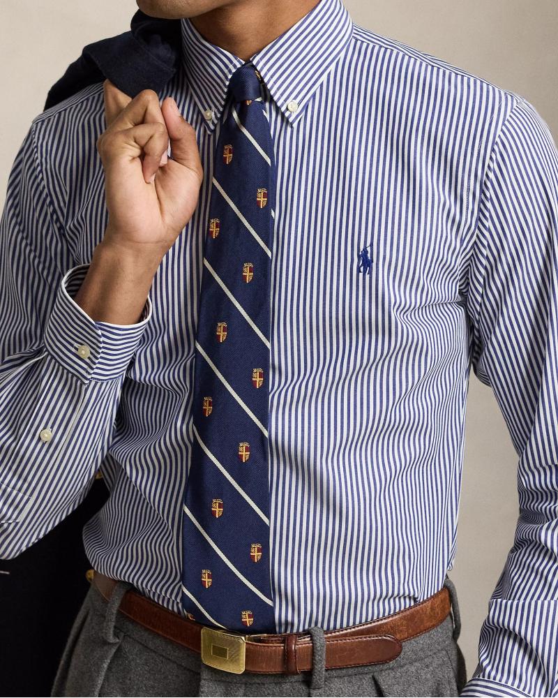 CHEMISE RALPH LAUREN VICHY MARINE/BLANC 