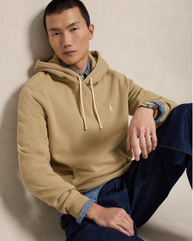 SWEAT HOODIE RALPH LAUREN BEIGE
