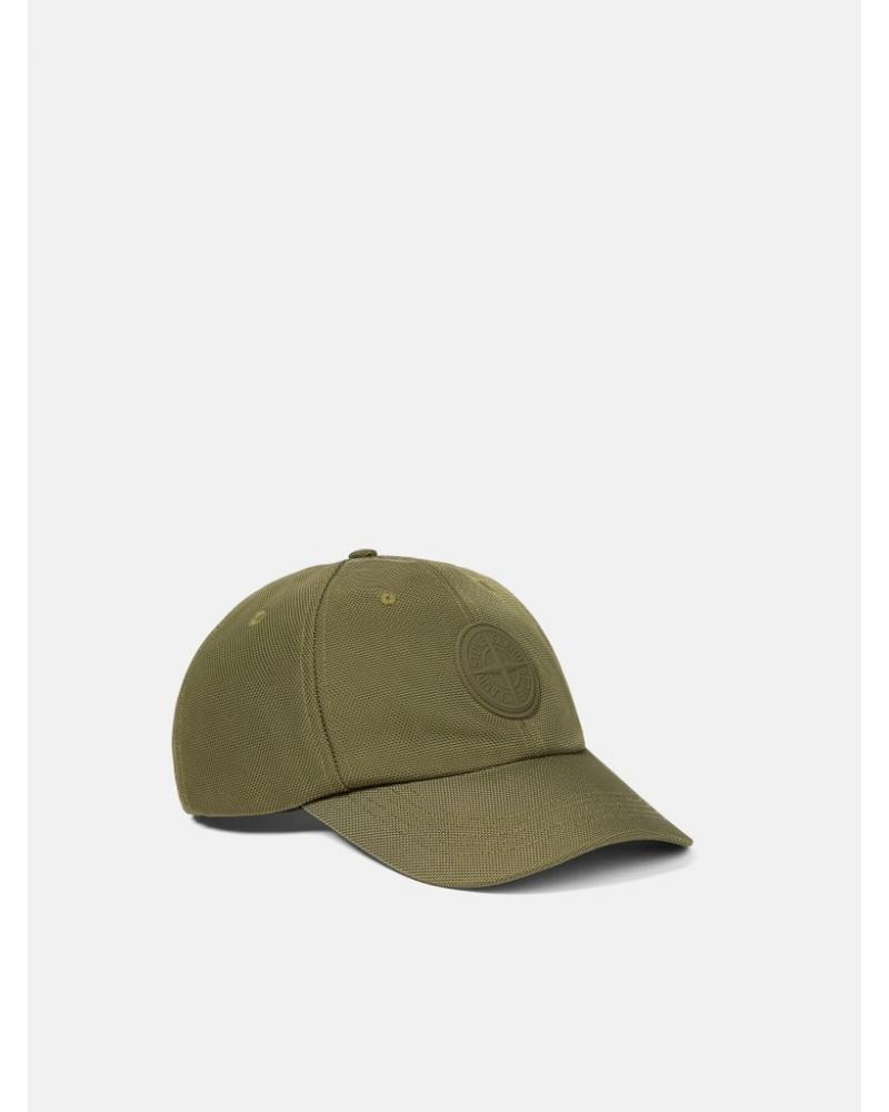 CASQUETTE STONE ISLAND 9100014 005G NYLON PANAMA KAKI
