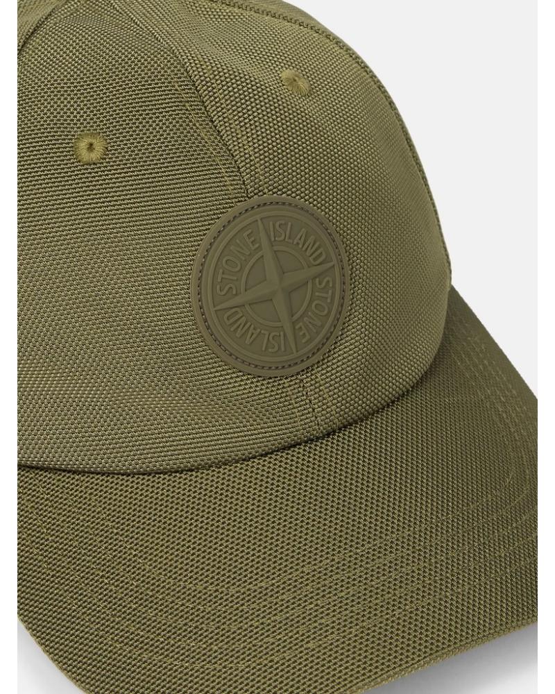 CASQUETTE STONE ISLAND 9100014 005G NYLON PANAMA KAKI