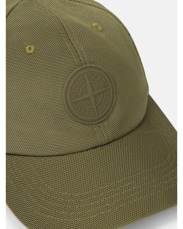 CASQUETTE STONE ISLAND 9100014 005G NYLON PANAMA KAKI