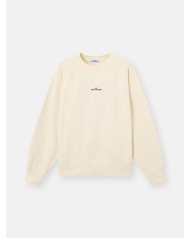 SWEAT STONE ISLAND 6100008 S0466 0029 BEIGE IVOIRE