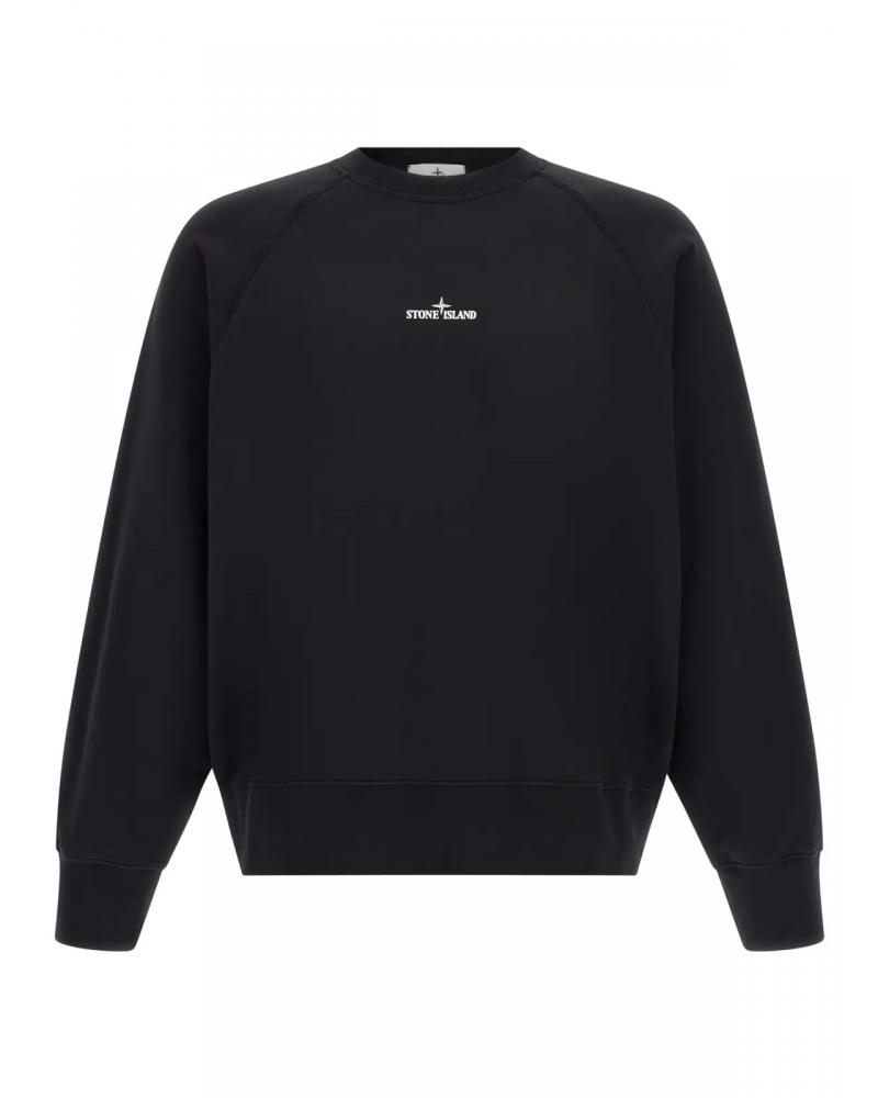 SWEAT STONE ISLAND 6100008 S046 0029 NOIR