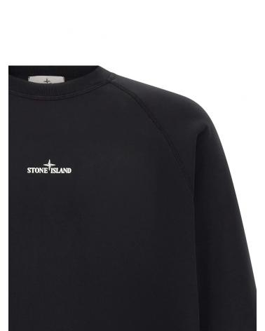 SWEAT STONE ISLAND 6100008 S046 0029 NOIR