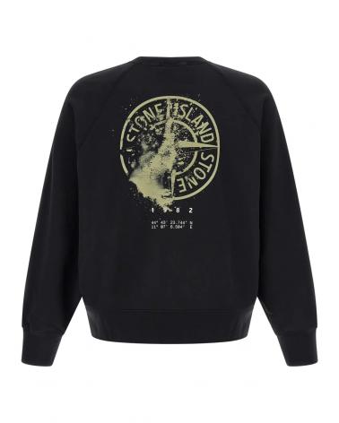 SWEAT STONE ISLAND 6100008 S046 0029 NOIR