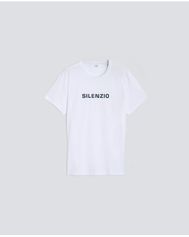 TEE SHIRT ASPESI SILENZIO BLANC