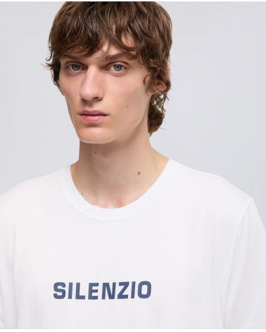 TEE SHIRT ASPESI SILENZIO BLANC