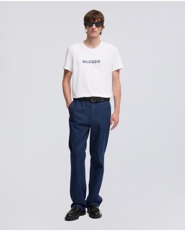 TEE SHIRT ASPESI SILENZIO BLANC