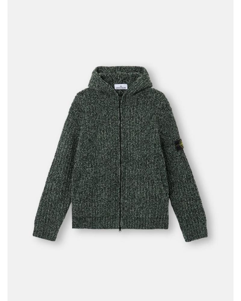 GILET MAILLE STONE ISLAND 5100065 S0N16 0M5S VERT 
