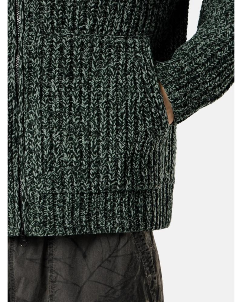 GILET MAILLE STONE ISLAND 5100065 S0N16 0M5S VERT 