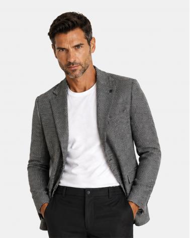 VESTE TAGLIATORE SHO26 NOIR/BLANC