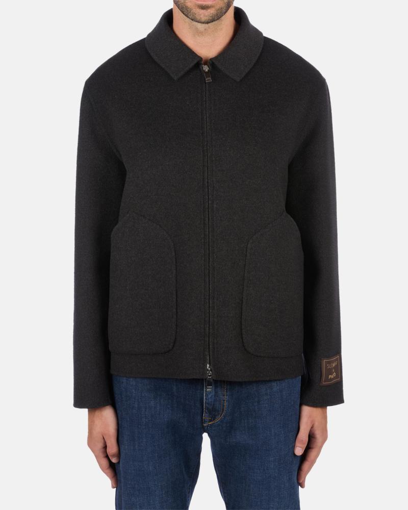 VESTE SLOWEAR PALTO ANTRACITE