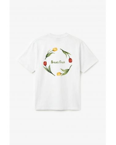 TEE SHIRT BRAMS FRUIT FLORA BLANC