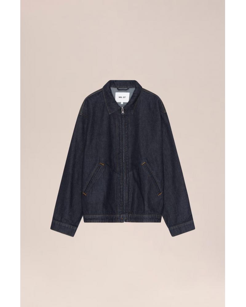 BLOUSON NN07 PETRUS  JEAN INDIGO BLEU