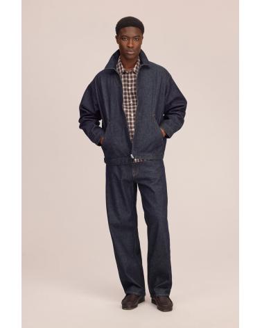 BLOUSON NN07 PETRUS  JEAN INDIGO BLEU
