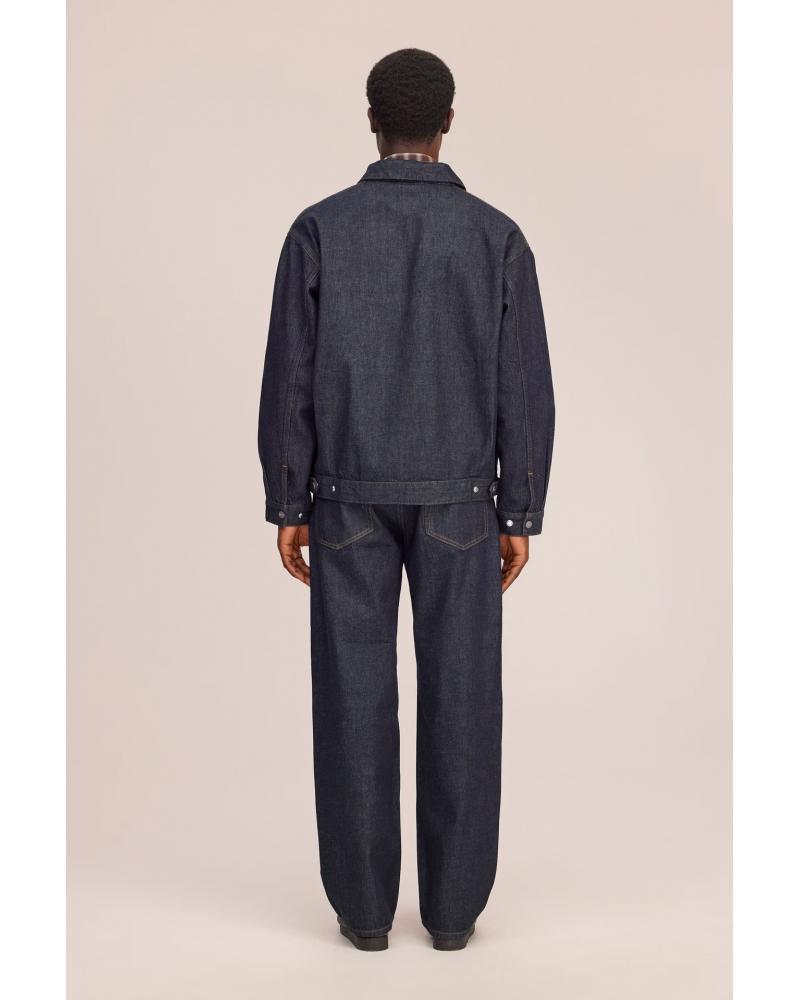 BLOUSON NN07 PETRUS  JEAN INDIGO BLEU