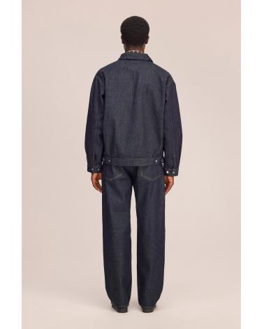 BLOUSON NN07 PETRUS  JEAN INDIGO BLEU