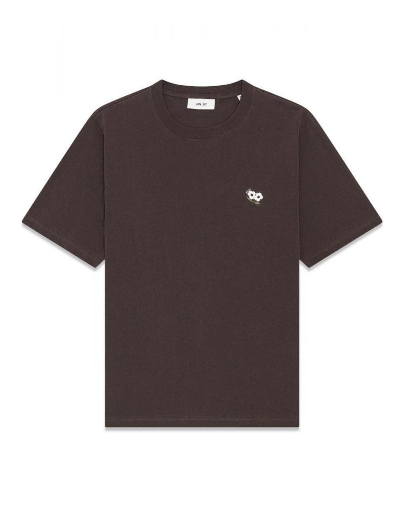 TEE SHIRT NN07 EMBRO DEEP TRUFFE MARRON