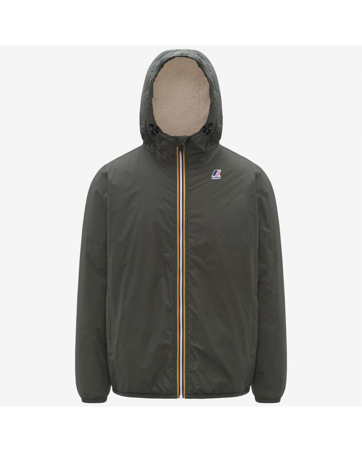 Blouson K-WAY  Le Vrai 4.0 Claude Orsetto Green  Black  KAKI