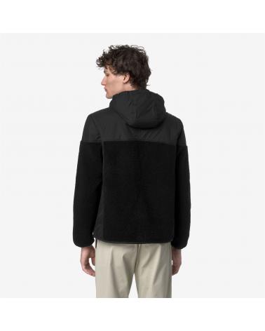 SWEAT BLOUSON SAMSON ORSETTO K-WAY BLACK NOIR