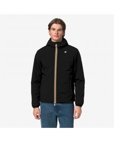 BLOUSON K-WAY JACK ST DOUBLE WARM  Reversible Noir- Beige-Kaki