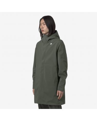 Veste K-WAY Thomas Bonded Green Black-Blue Depht