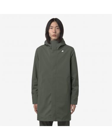Veste K-WAY Thomas Bonded Green Black-Blue Depht