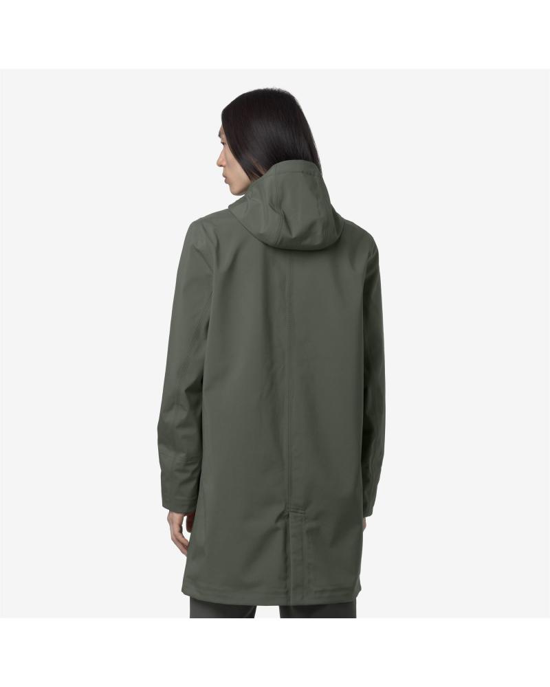Veste K-WAY Thomas Bonded Green Black-Blue Depht