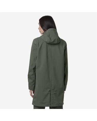Veste K-WAY Thomas Bonded Green Black-Blue Depht