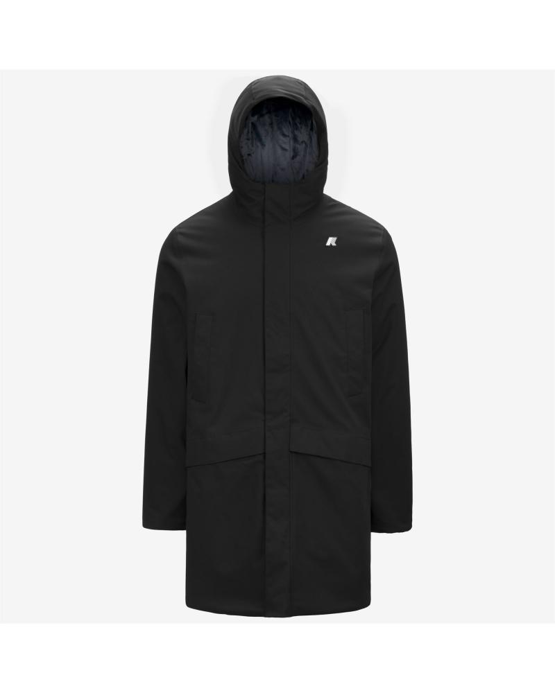 Veste K-WAY Jarno Twill Marmotta Black P-Blue NOIR