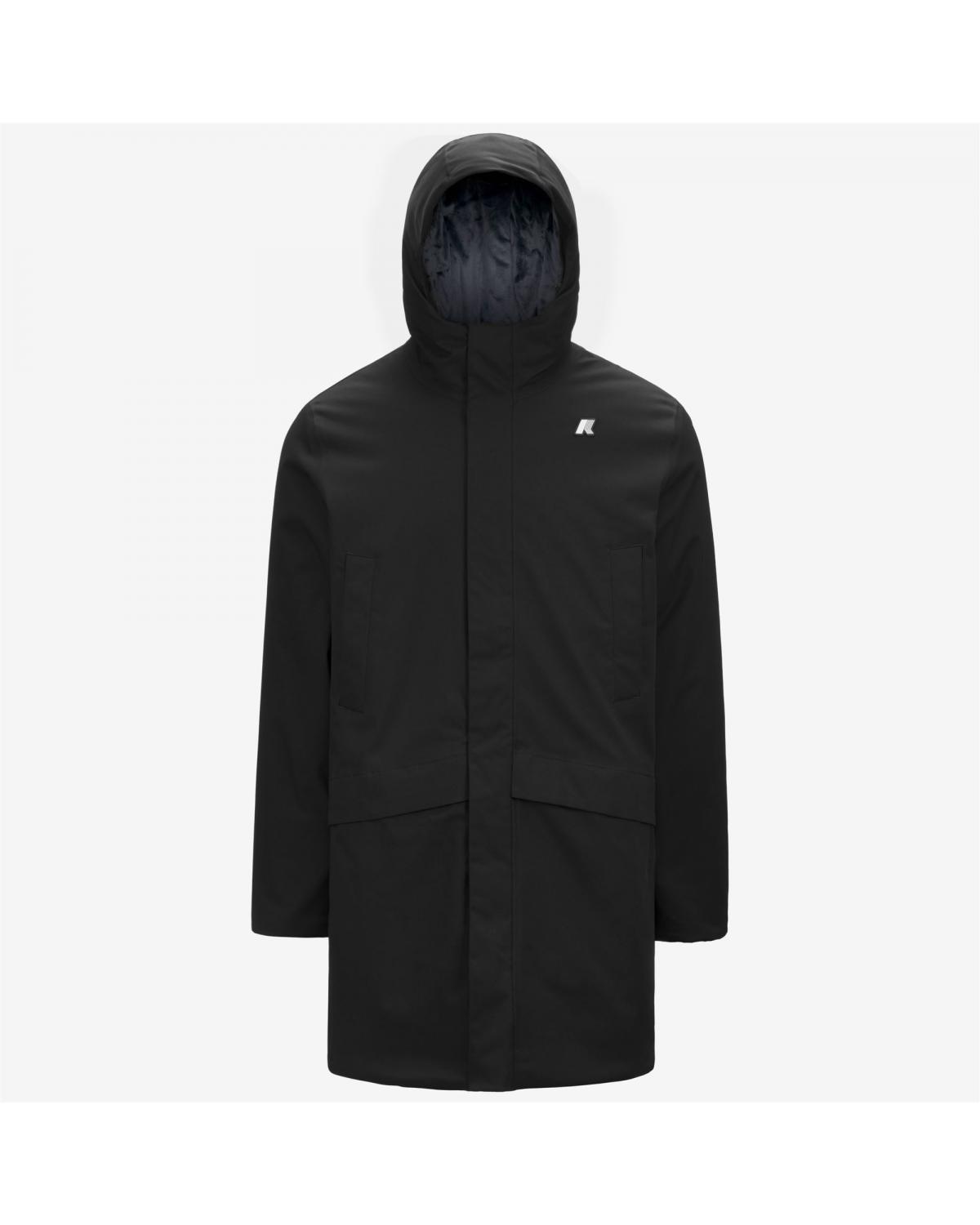 Veste K-WAY Jarno Twill Marmotta Black P-Blue NOIR