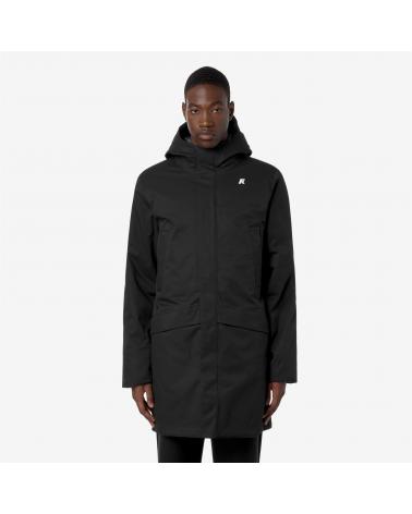 Veste K-WAY Jarno Twill Marmotta Black P-Blue NOIR