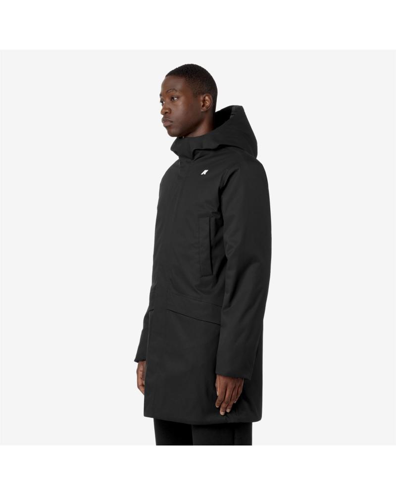 Veste K-WAY Jarno Twill Marmotta Black P-Blue NOIR