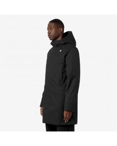 Veste K-WAY Jarno Twill Marmotta Black P-Blue NOIR