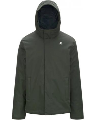 VESTE K-WAY  JACKO TWILL MARMOTTA   GREEN -BLUE  KAKI
