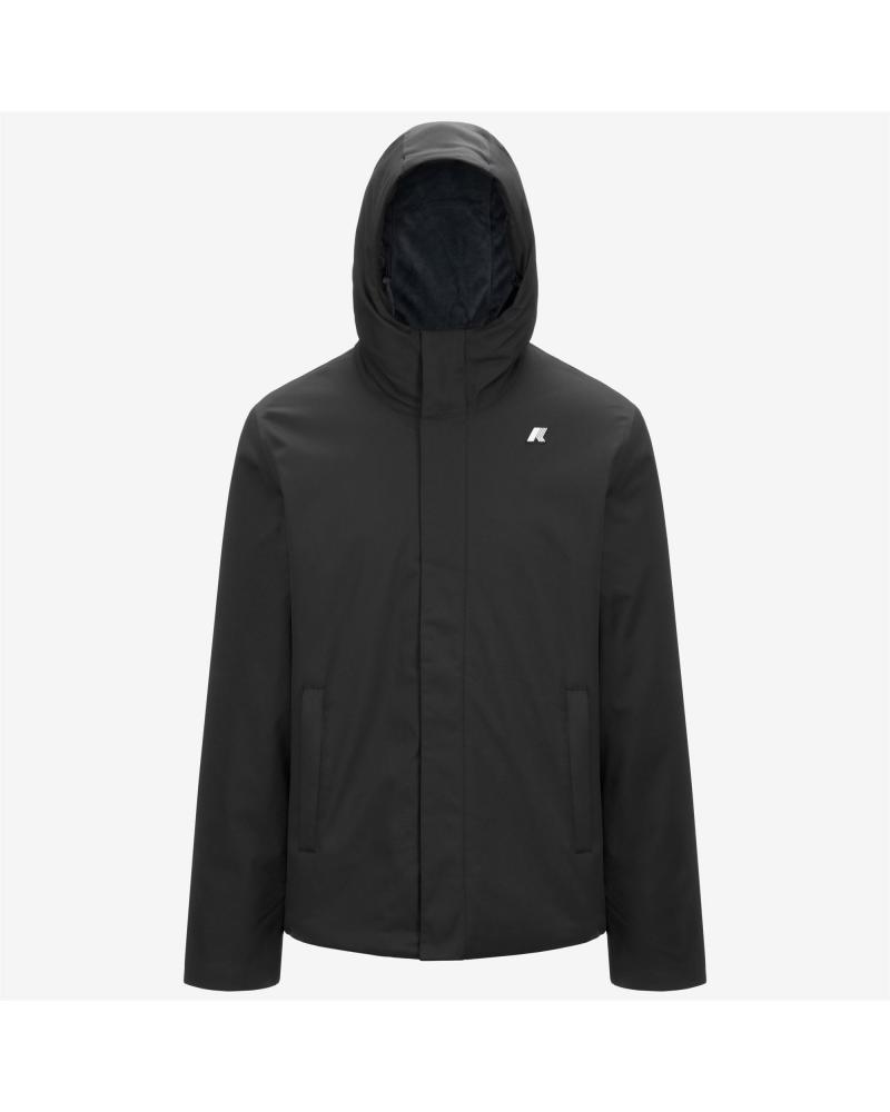 VESTE K-WAY  JACKO TWILL MARMOTTA   BLACK-BLUE NOIR