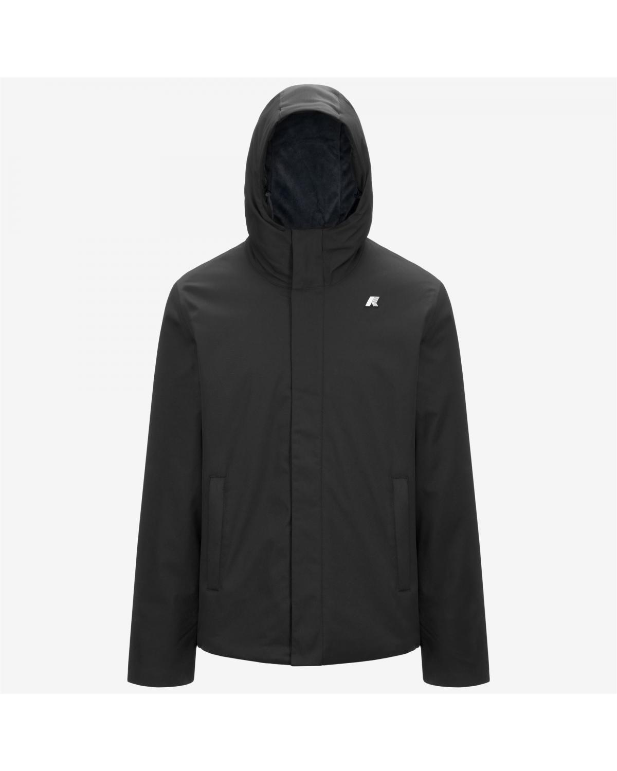 VESTE K-WAY  JACKO TWILL MARMOTTA   BLACK-BLUE NOIR