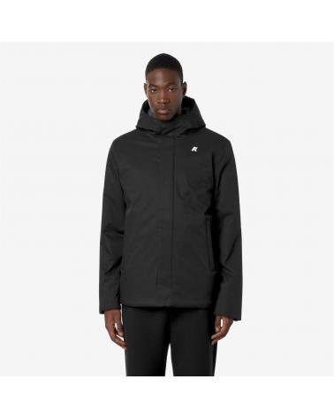 VESTE K-WAY  JACKO TWILL MARMOTTA   BLACK-BLUE NOIR