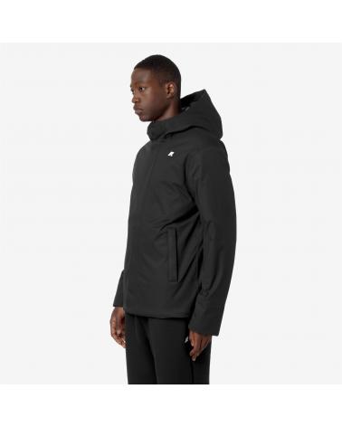 VESTE K-WAY  JACKO TWILL MARMOTTA   BLACK-BLUE NOIR