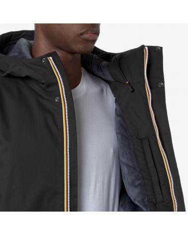 VESTE K-WAY  JACKO TWILL MARMOTTA   BLACK-BLUE NOIR