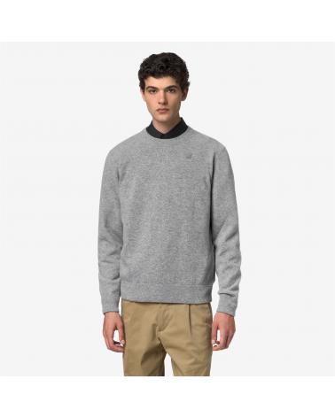 PULL K-WAY SEBASTIEN FLEECE STICH  GRIS